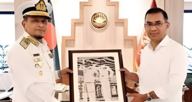 প্রধানমন্ত্রীর সঙ্গে নৌবাহিনী প্রধানের সৌজন্য সাক্ষাৎ