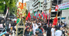 হোসেনি দালান থেকে শুরু হয়েছে তাজিয়া মিছিল