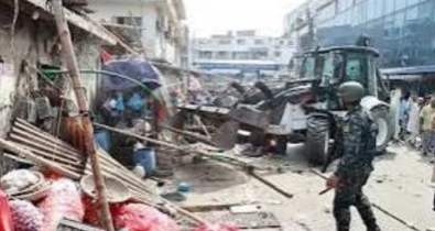 মিরপুরে উচ্ছেদ, ফুটপাতের ২ হাজার দোকান সরাল ডিএনসিসি