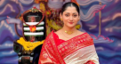 অষ্টমীর সাজেও মুগ্ধতা ছড়ালেন পূজা চেরি